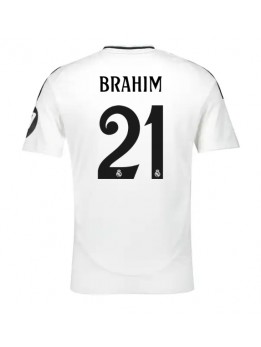 Real Madrid Brahim Diaz #21 Replika Hemmakläder 2024-25 Kortärmad